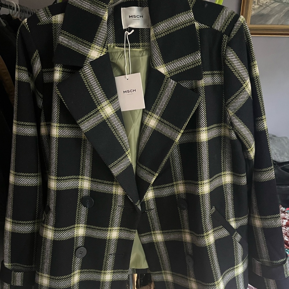 ISA CHECK SHORT JACKET - Picture 3 of 5